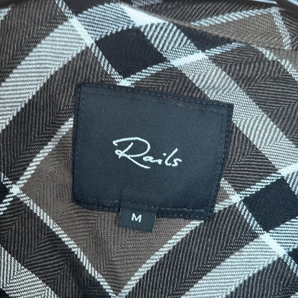 RAILS HUNTER shirt~ plaid button front blouse - Picture 2 of 10